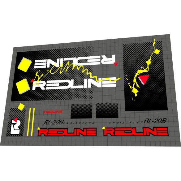 1986 Redline RL20 B custom red frame red yellow