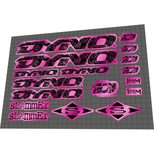 1997 Dyno Slammer custom pink black