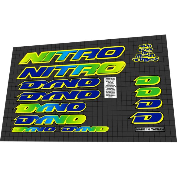 1994 Dyno Nitro yellow green blue 