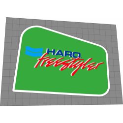 Haro Freestyler Brake Guard green red