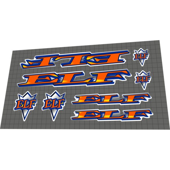 1995 ELF Double Cross orange custom