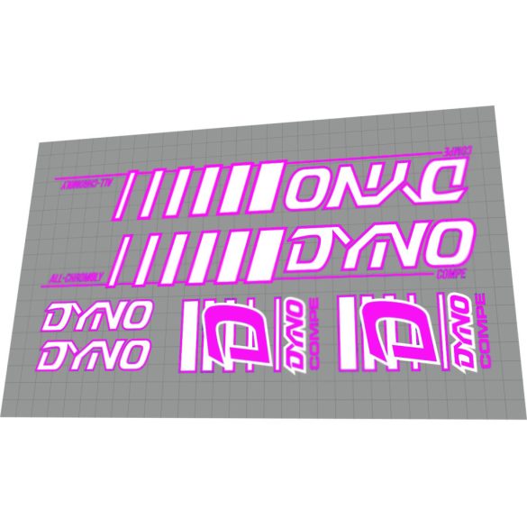 1986 Dyno Compe hot pink white custom