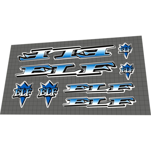 1995 ELF Double Cross blue fade