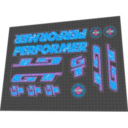 1992 GT Performer custom teal pink