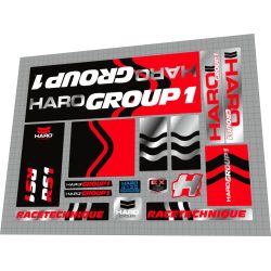 1986 Haro Group 1-RS1 red black 