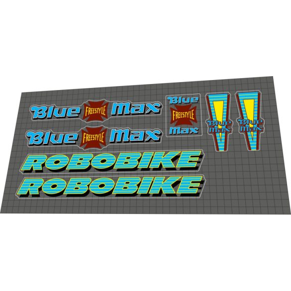 1988 Blue Max Robobike white frame