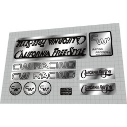 1985 CW Racing California Freestyle custom chrome black