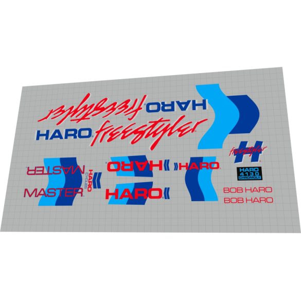 1985 Haro Master red blue dark blue