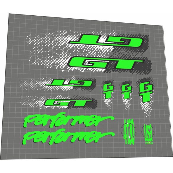 1991 GT Performer custom lime - Gritt Apparel