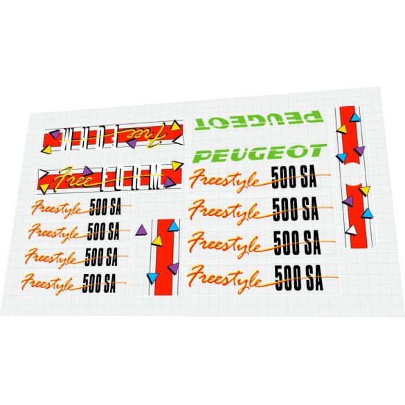 Peugeot Free Form 500 SA red