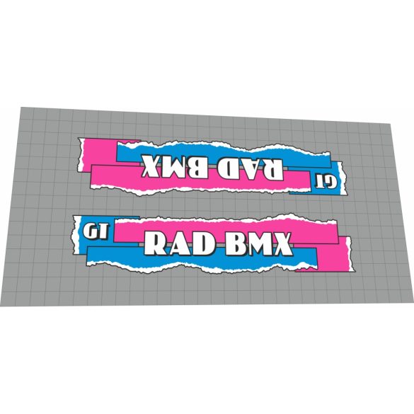 GT X RAD '87 STYLE DOWN TUBE custom