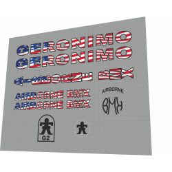 Airborne BMX Geronimo US flag