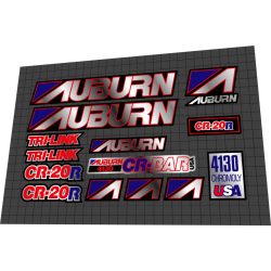1988 Auburn CR-20R custom black red purple