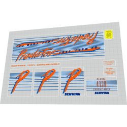 1985 Schwinn Predator Freeform EX blue orange