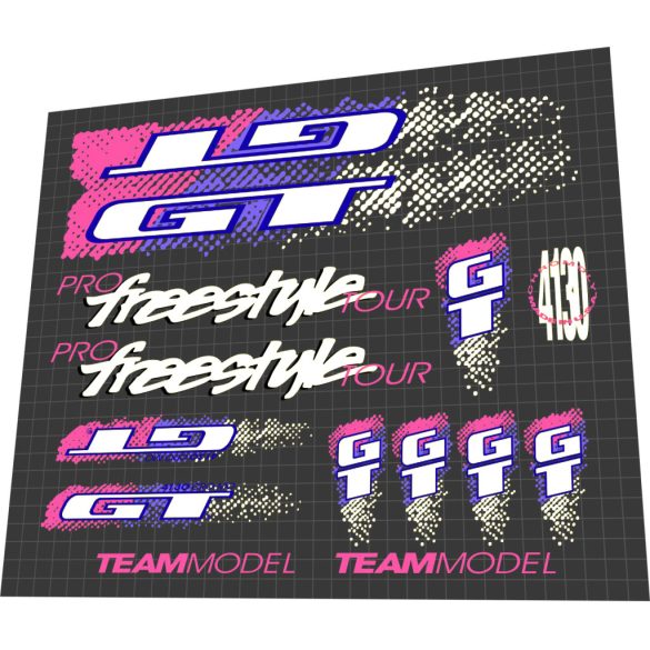 1991 GT Pro Freestyle Tour Team Model custom white