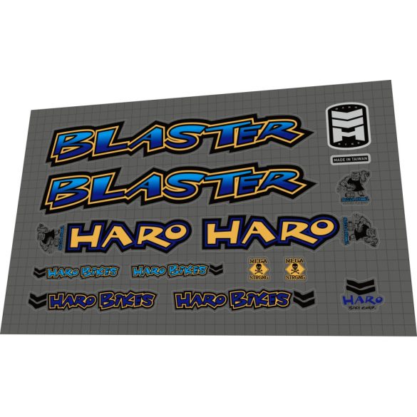 1996 Haro Blaster chrome frame