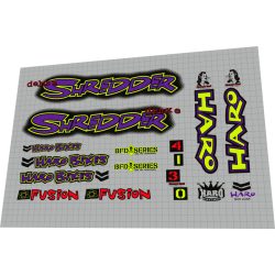 1995 Haro Shredder deluxe purple lime