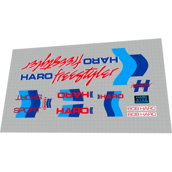1985 Haro Sport red blue dark blue