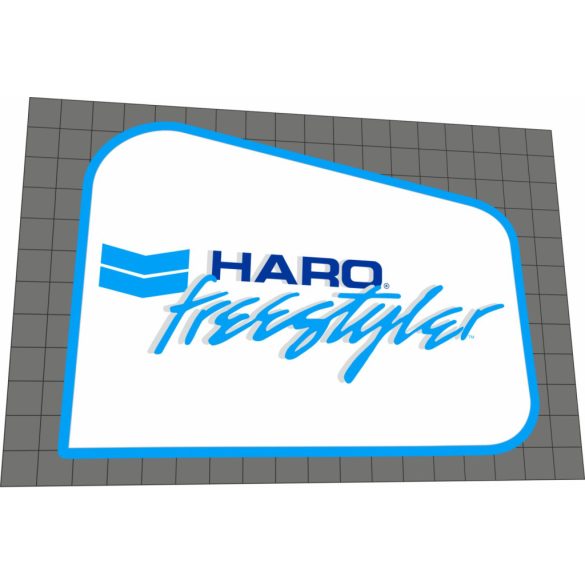 Haro Freestyler Brake Guard white blue