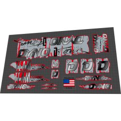 1987 Dyno DeTour custom chrome red