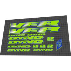 1992 Dyno VFR lime blue 