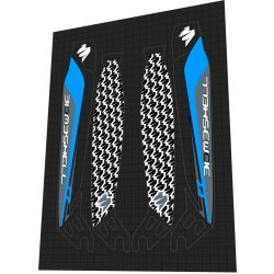 Bombshell F7 Carbon fork blue