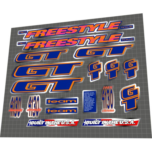 1994 GT Pro Freestyle Tour blue orange 