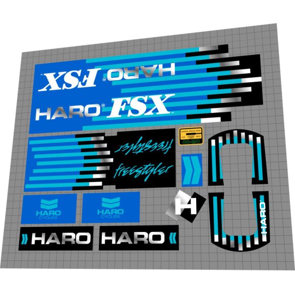 1987 Haro FSX blue