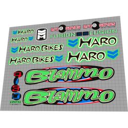 1997 Haro Blammo green