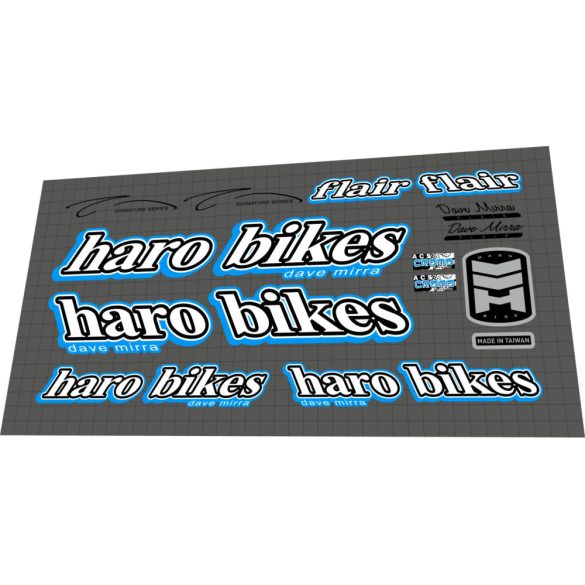 2001 Haro Dave Mirra Flair blue