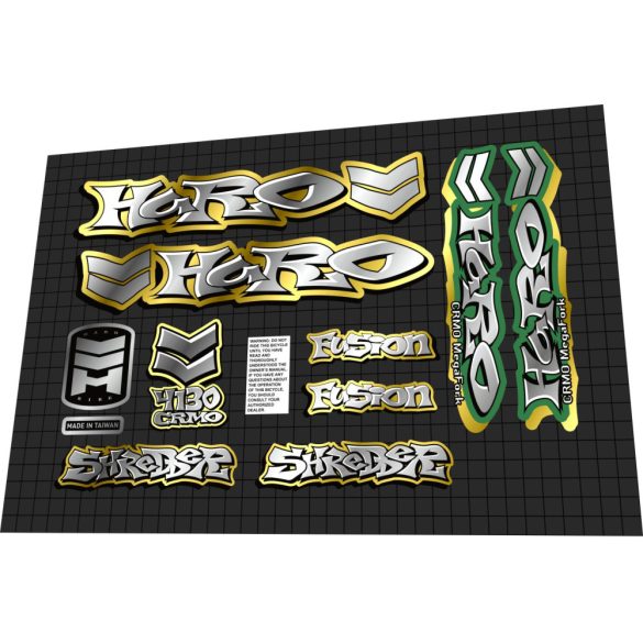2001 Haro Shredder green frame