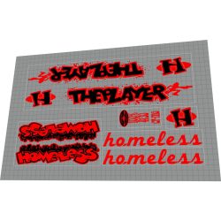 1994 Homeless The Player red black