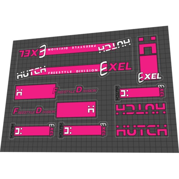 1987 Hutch Exel pink