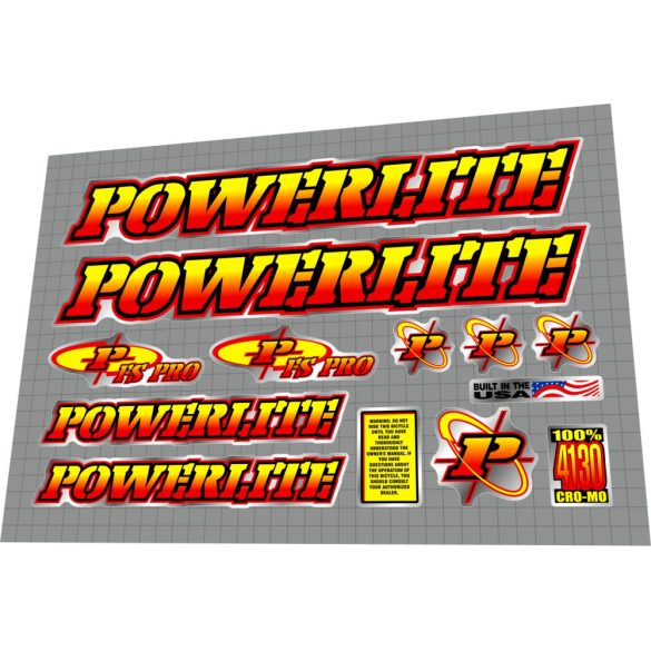 1997 Powerlite FS PRO red yellow