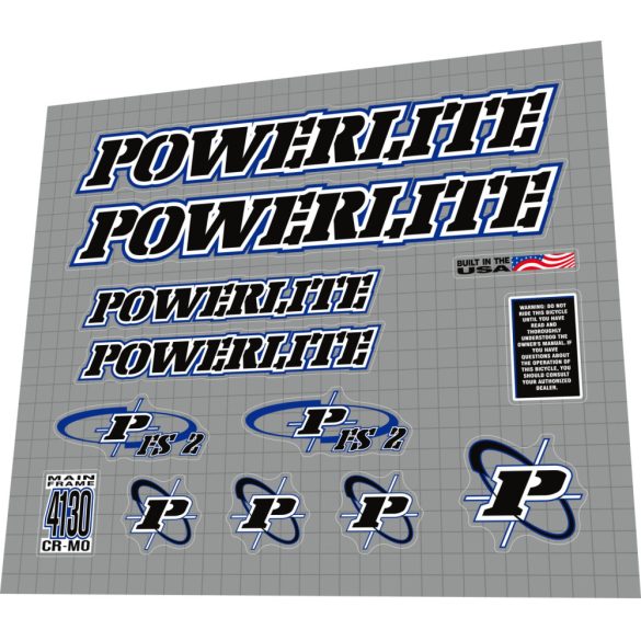 1997 Powerlite FS2 blue black white